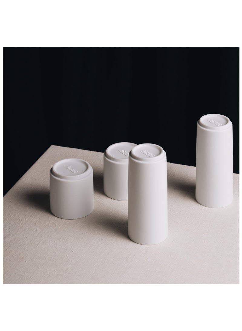 acme Tajimi Short Tumbler, Milk White - 240ml  - Image 3