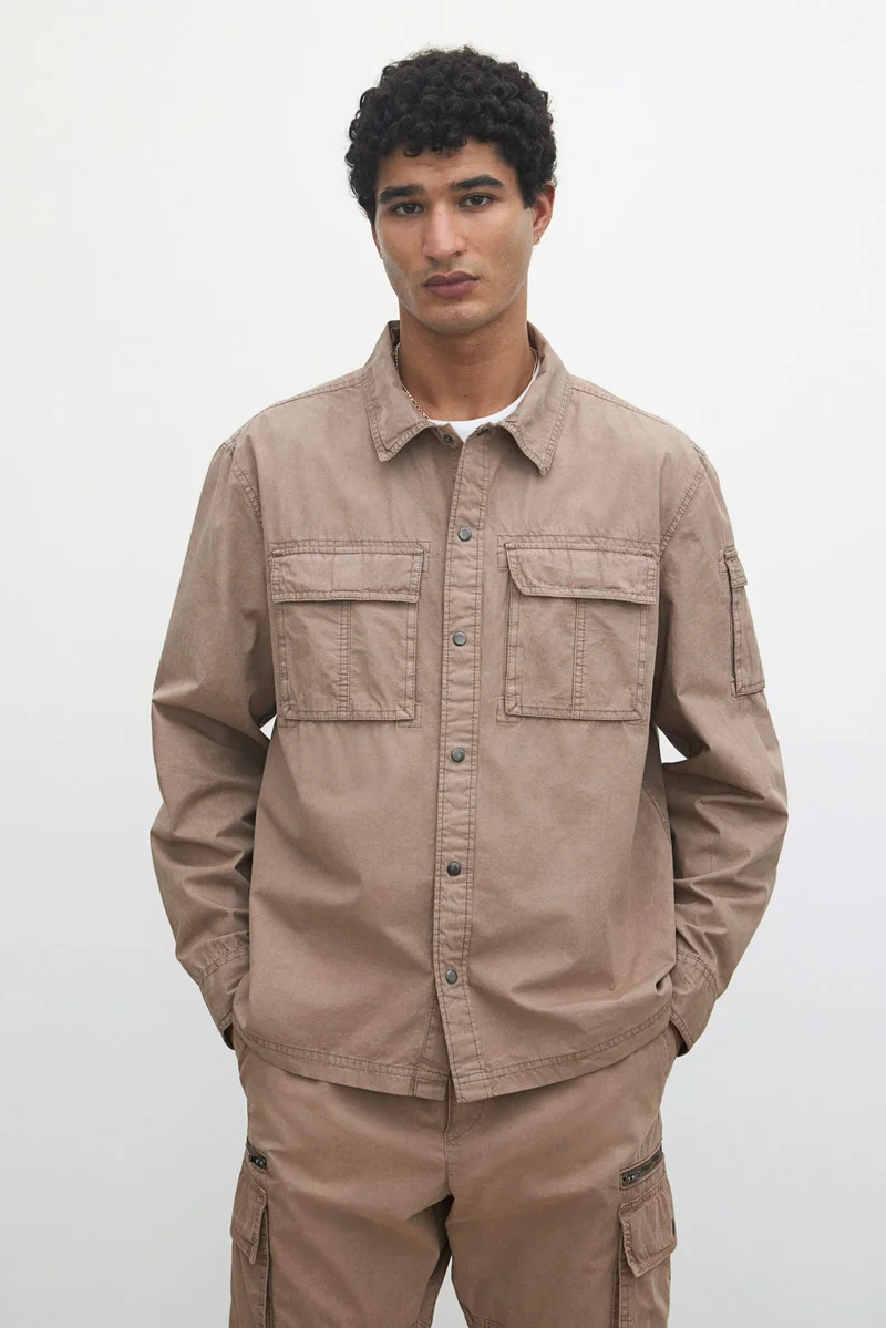 H&M Regular Fit Utility overshirt