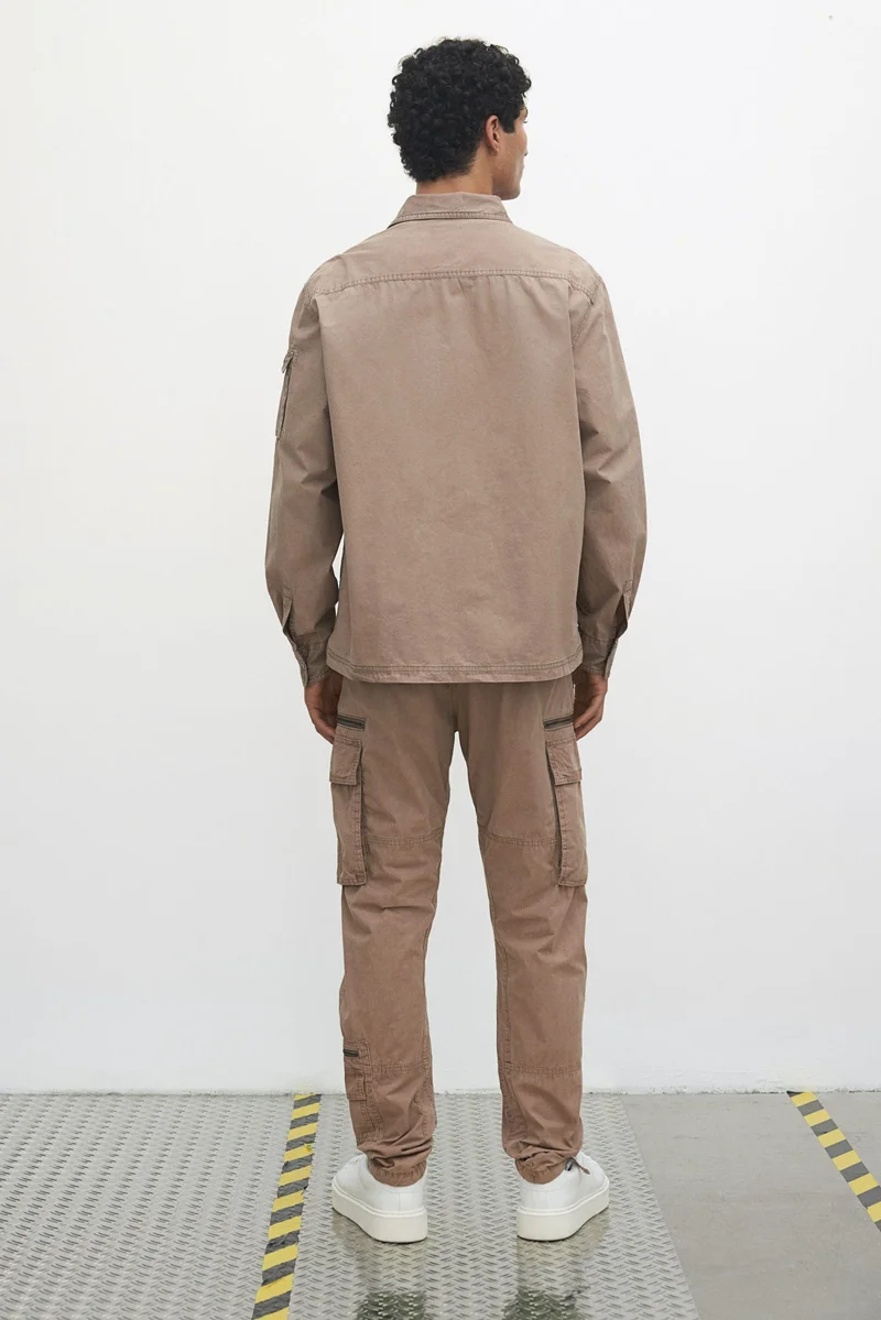 H&M  Regular Fit Utility overshirt for Men | Best Price UAE