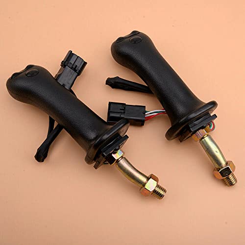 TEAMWILL 2PCS 3 Button Handle Excavator Joystick Kit for Doosan DH DX150 225 300 370-9C - Image 1