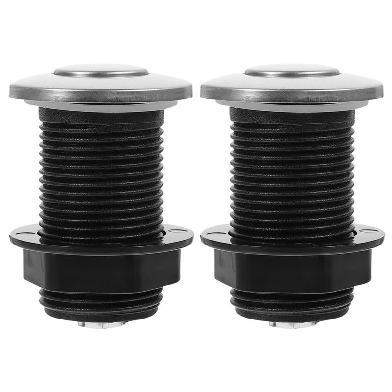 Stainless Steel Air Pressure Button 2 Pack Replacement for Kitchen Sink Garbage Disposal - Image 2