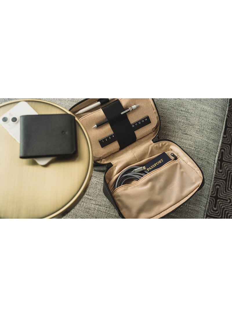 ماجلان حقيبة أدوات العناية الشخصية فوربس ماجلان من القماش مقاس 9 بوصة لتنظيم مستلزمات السفر الأساسية - Image 4