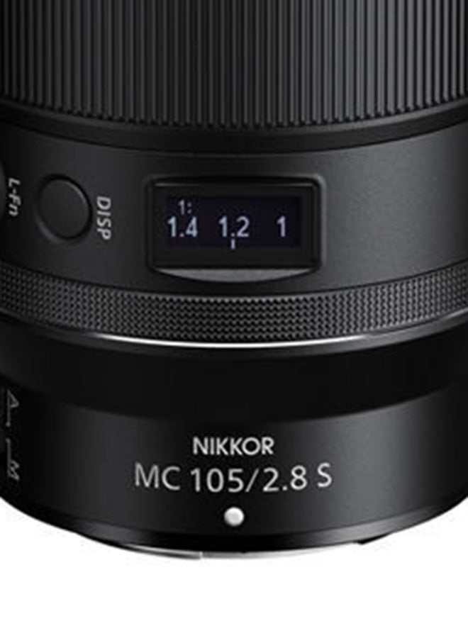 نيكون عدسة نيكور زي ماك 105 ملم f/2.8 VR S ماكرو لون أسود. - Image 4
