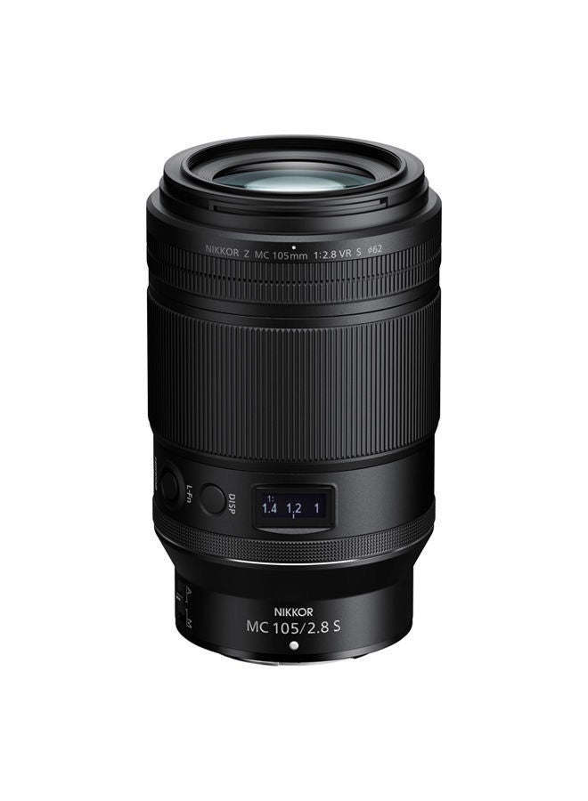 نيكون عدسة نيكور زي ماك 105 ملم f/2.8 VR S ماكرو لون أسود. - Image 2