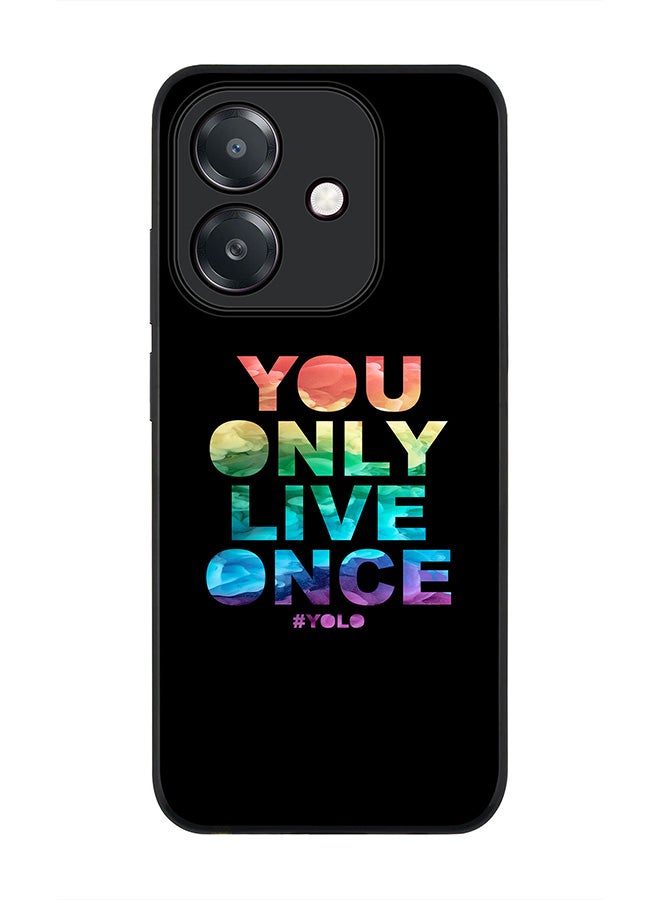 Stylizedd For Oppo A5i Case,Slim fit Camera Protection, Shockproof Thin Phone cover  - YOLO