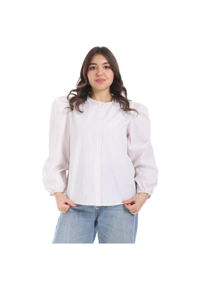 Coctail 5733-blouse-beige  - Image 1