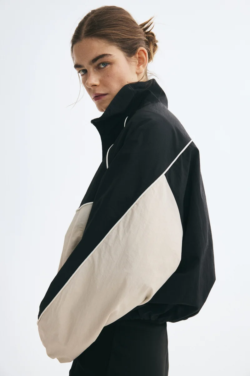 Oversized track jacket