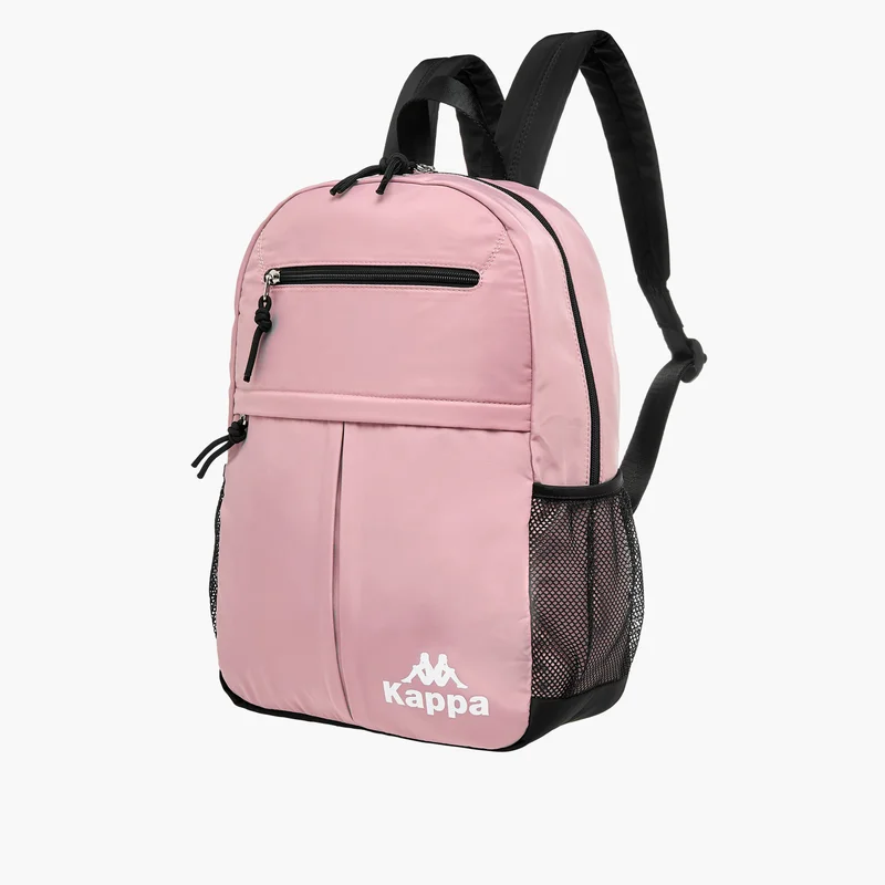 كابا Kappa Logo Print Backpack with Adjustable Shoulder Straps