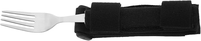 Adaptive Eating Utensils Fork And Spoon With Grip Support For Elderly Disabled Size 17 50X3 00X3 00CM - Image 1