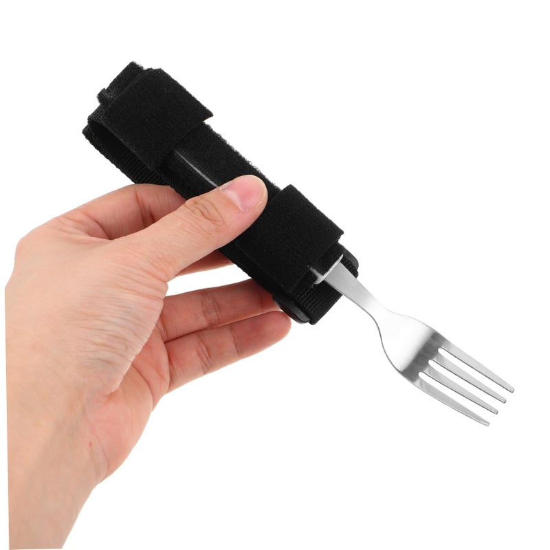Adaptive Eating Utensils Fork And Spoon With Grip Support For Elderly Disabled Size 17 50X3 00X3 00CM - Image 5
