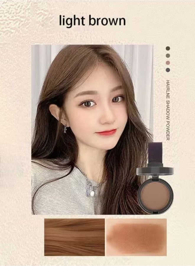 MAYCHEER Hairline Powder,Instantly Hair Colour Shadow Cover Grey Hair Root,  4g（Brown）Blessed by exclusive technological formula, it is natural, mild and hypoalle - Image 4