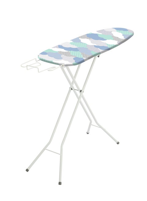 Iron Board Virgin Multicolour Ironing Table With Iron Holder Foldable And Adjustable 110.5 * 30.5cm