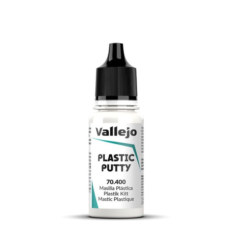 Vallejo - Plastic Putty 18 ml (0.6 fl.oz.) | White, Opaque, Consistent Finish - Image 1