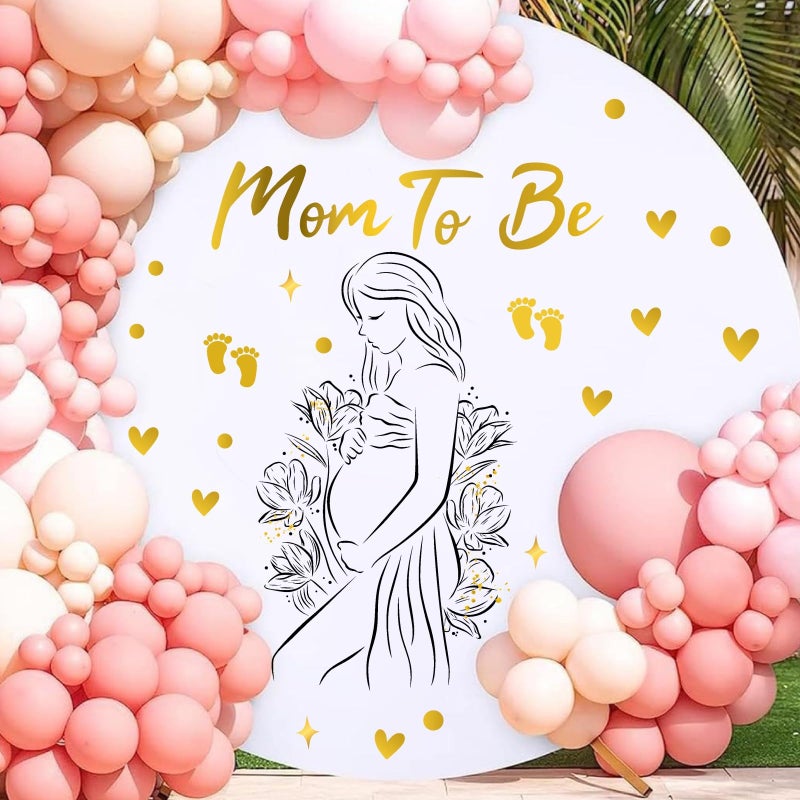 HATARU Baby Shower Signs Gender Reveal Party Decorations Baby in Bloom Decor Signs Welcome Backdrop Pregnancy Decals for Balloon Arch Boy or Girl Signs Mom To Be Decor Vinyl Decals for Oh Baby Party Supplies - Image 2