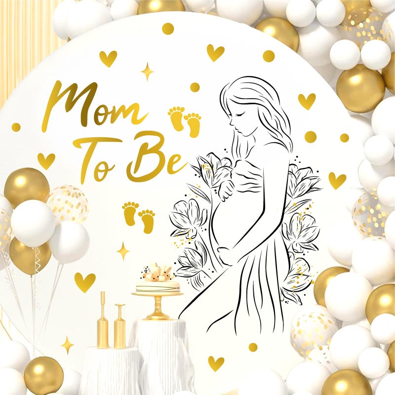 HATARU Baby Shower Signs Gender Reveal Party Decorations Baby in Bloom Decor Signs Welcome Backdrop Pregnancy Decals for Balloon Arch Boy or Girl Signs Mom To Be Decor Vinyl Decals for Oh Baby Party Supplies - Image 3