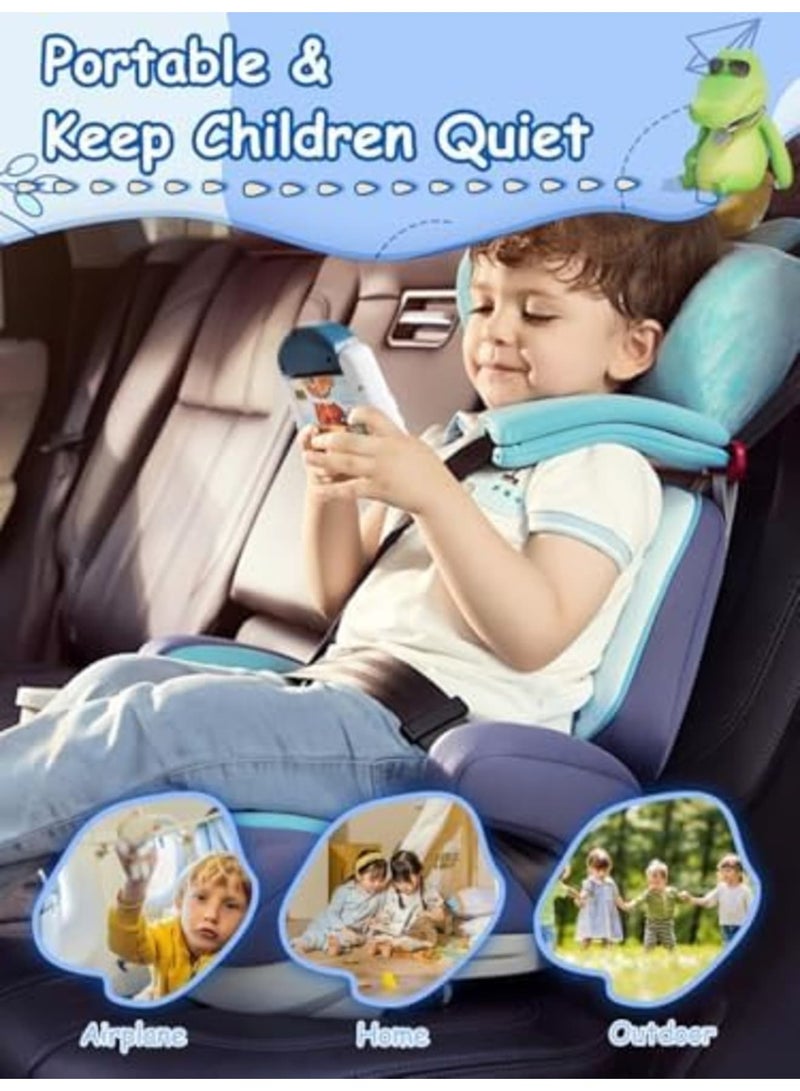 SYOSI Rotating Puzzles for Kids 2-6 – 16-Piece Dinosaur Brain Teaser for Toddlers, Travel & Road Trip Toys, Fine Motor Skill Game, Airplane Activities, Birthday Gifts Boys & Girls (Multicolor) - Image 2