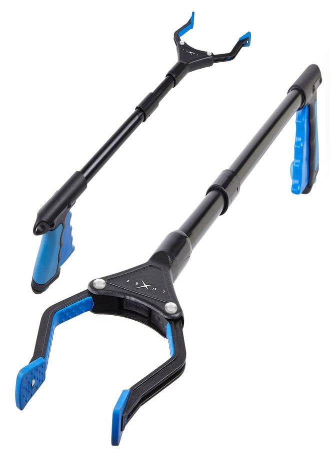Luxet Grabber Reacher Tool - Latest Version Luxet 19 Inch Long Steel Foldable Pick Up Stick - Strong Grip Magnetic Tip - Heavy Duty Trash Picker Claw Reacher Grabber Tool for Elderly Wheelchair Mobility Aid - Image 5