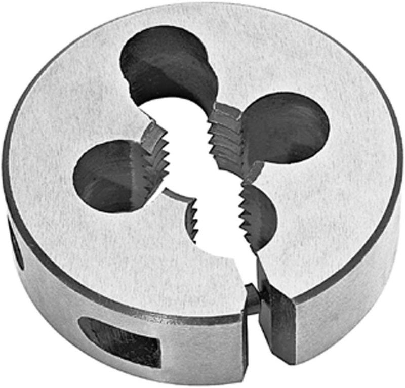 Utoolmart قالب خيط دائري آلي قابل للتعديل مقاس M10×1.5 UNC، غير مطلي، من فولاد الأدوات، فئة الدقة 6G، لأعمال الصيانة والإصلاح، قطعة واحدة