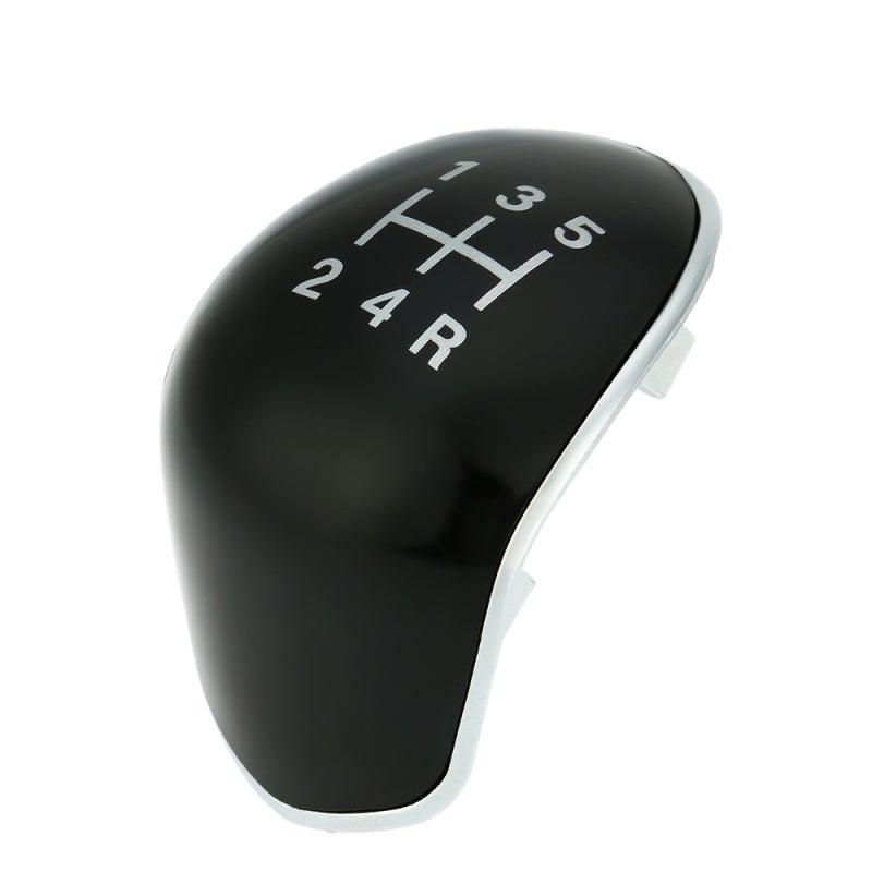 5 Speed Gear Knob: High-Quality Durable Material - Easy To Install Emblem Cap for Manual Transmission Ford Fiesta Focus Car Interior - Image 2