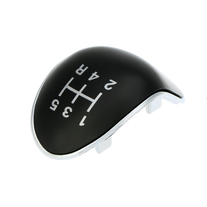 5 Speed Gear Knob: High-Quality Durable Material - Easy To Install Emblem Cap for Manual Transmission Ford Fiesta Focus Car Interior - Image 4