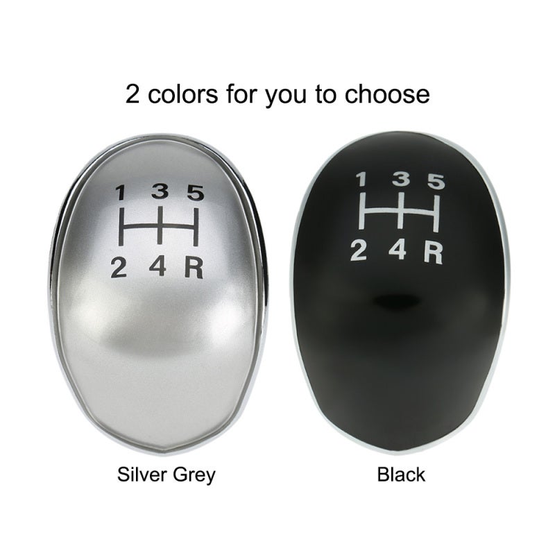 5 Speed Gear Knob: High-Quality Durable Material - Easy To Install Emblem Cap for Manual Transmission Ford Fiesta Focus Car Interior - Image 3