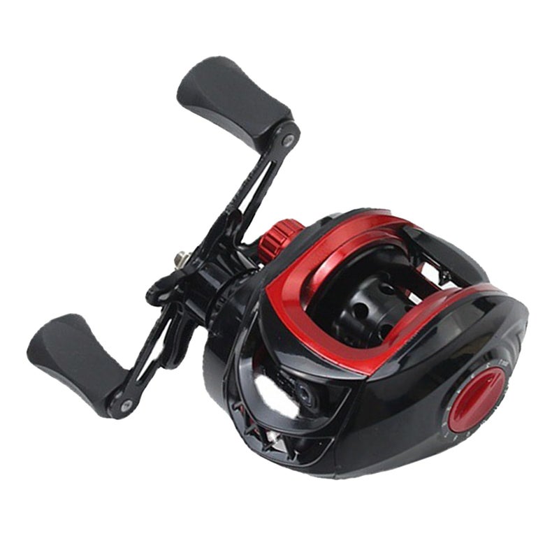 Dpofirs Saltwater Baitcaster Reels 8Kg Braking Force Bait Caster Powerful Lightweight Smooth Baitcaster Fishing Reel for Saltwater Freshwater Left Hand - Image 2