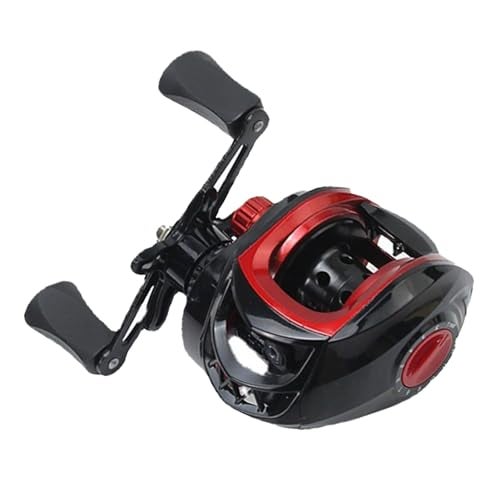 Dpofirs Saltwater Baitcaster Reels 8Kg Braking Force Bait Caster Powerful Lightweight Smooth Baitcaster Fishing Reel for Saltwater Freshwater Left Hand - Image 1