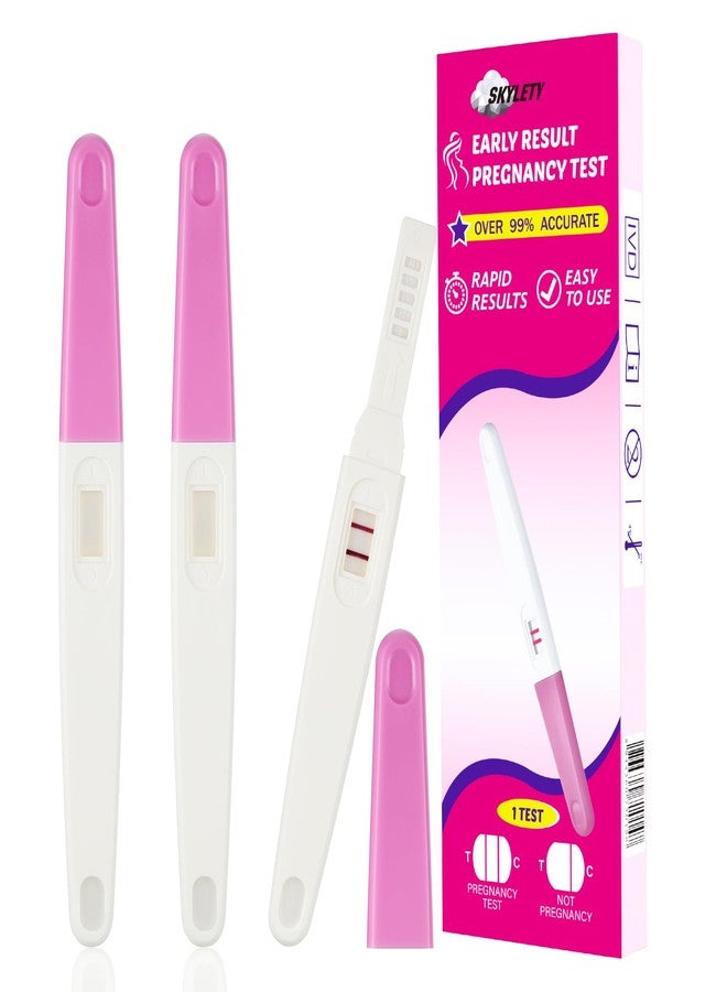 Skylety 3 Pack Fake Pregnancy Test Prank Kit - April Fools' Day Realistic Positive Result Joke Sticks Prank Fake Early Result Pregnancy Test for Hilarious Gags and Practical Jokes(Pink) - Image 1