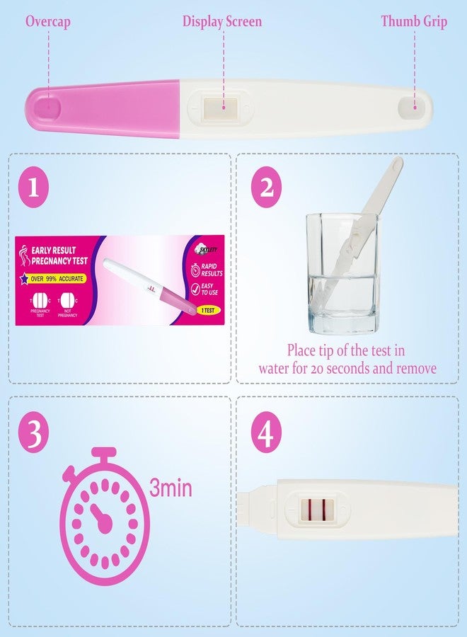 Skylety 3 Pack Fake Pregnancy Test Prank Kit - April Fools' Day Realistic Positive Result Joke Sticks Prank Fake Early Result Pregnancy Test for Hilarious Gags and Practical Jokes(Pink) - Image 2