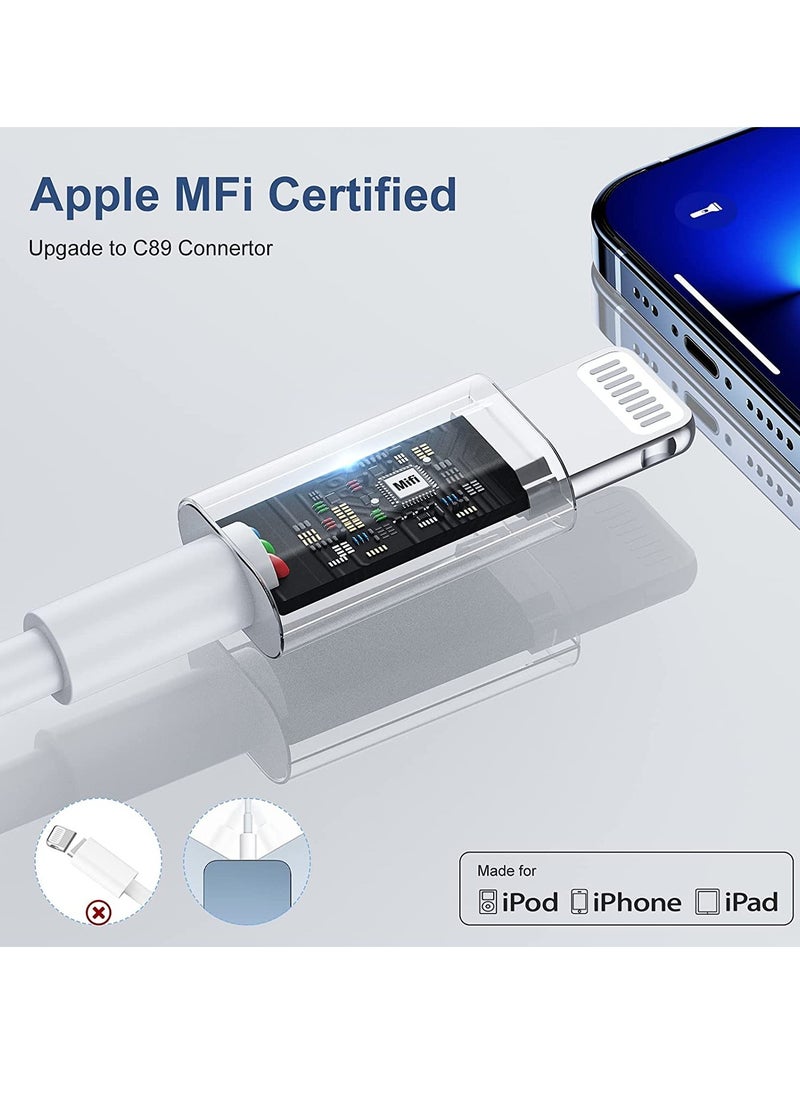 ELTRAZONE iPhone USB C Fast Charger Plug and Cable - [Apple MFi Certified] 20W Charging Power Adapter and 2M Original Lightning Cable Lead, Wall Charger for Apple iPhone 14 13/12/11/Pro Max/Mini/XR/X/8/7/iPad  - Image 5