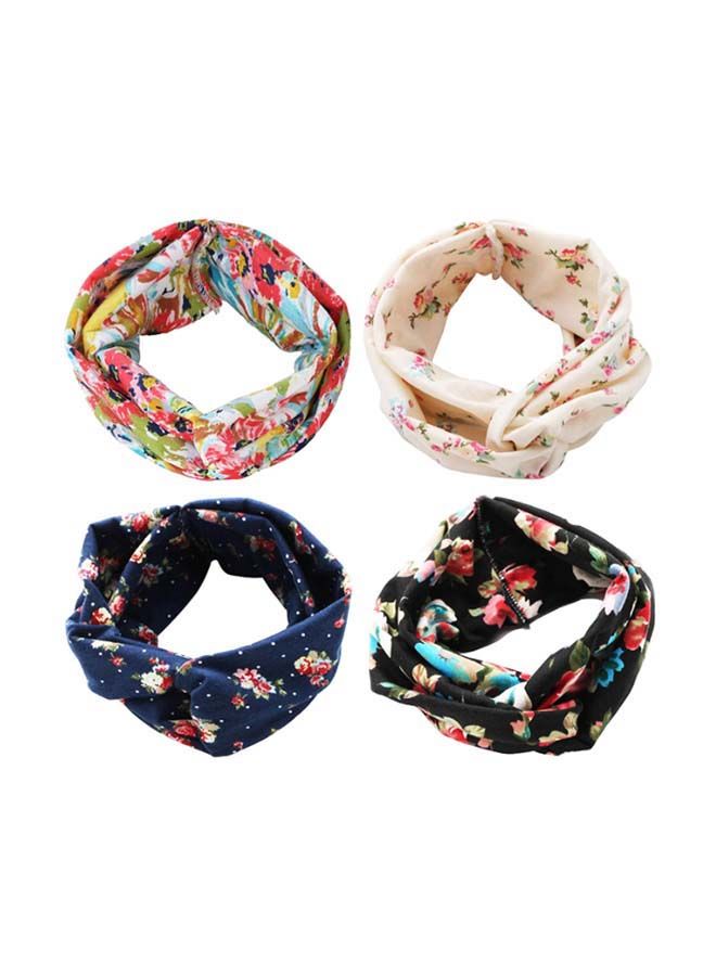 NIBEMINENT 4-Piece Criss Cross Hair Band Multicolor 46x7.6x0.7centimeter - Image 1