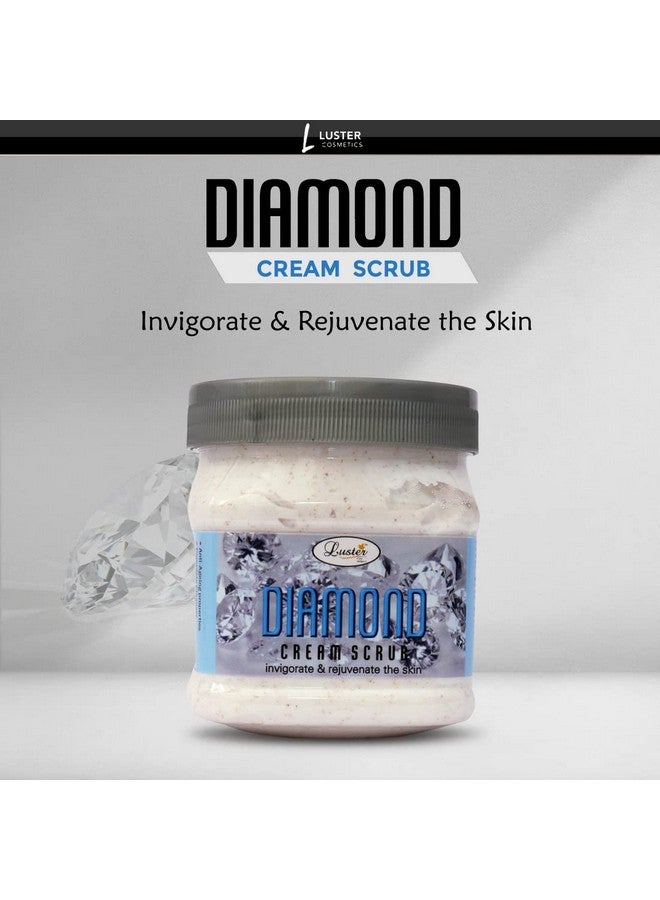 لاستر مقشر الوجه الماسي | مصنوع من مكونات طبيعية | يساعد على تنشيط وتجديد البشرة | مقشر الوجه للنساء والرجال | لبشرة متوهجة وجافة ودهنية | بدون بارابين - 500 مل. - Image 2