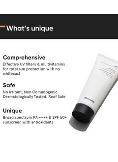 MINIMALIST SPF 50 Sunscreen PA++++ Broad Spectrum| UVA/UVB Protection with Niacinamide Sun Cream for Men & Women  - Image 2