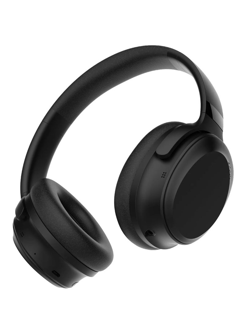 Powerology - Noise Cancellation Headphones - Black - Image 1