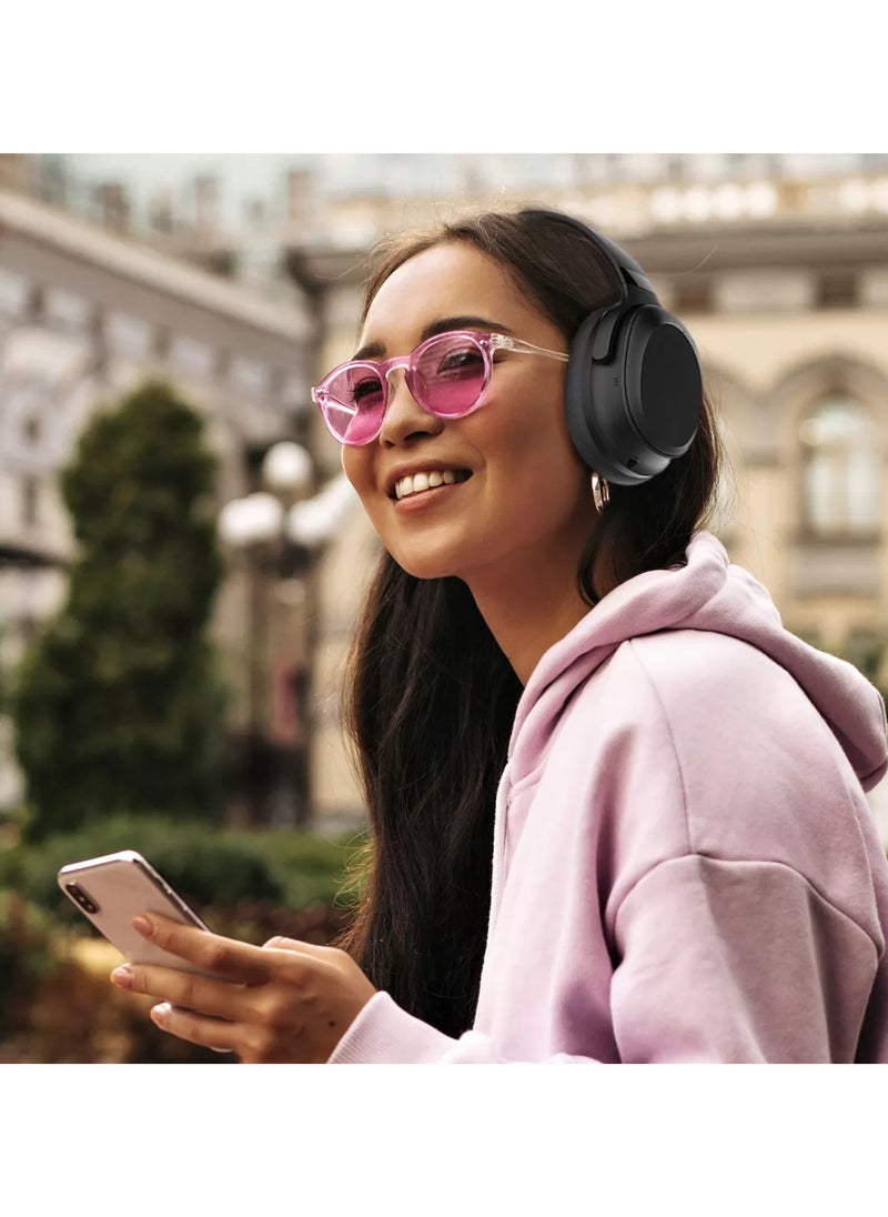 Powerology - Noise Cancellation Headphones - Black - Image 1