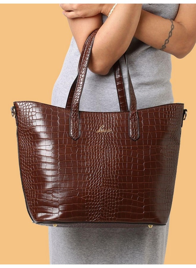 Lavie Lavie HAILON LG TOTE BAG - LADIES HANDBAG, CHOCO  - Image 2