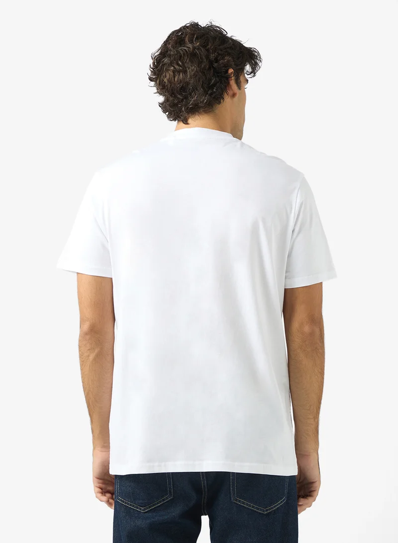 GUESS Logo Crew Neck T-Shirt