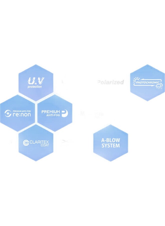 Swans Swimming Goggles, Imported From Japan, High-Definition Anti-Fog Swim Glasses, Myopia-Friendly Men'S Swimming Goggles, Swimming Cap Set, Water Drop Blue - Image 2