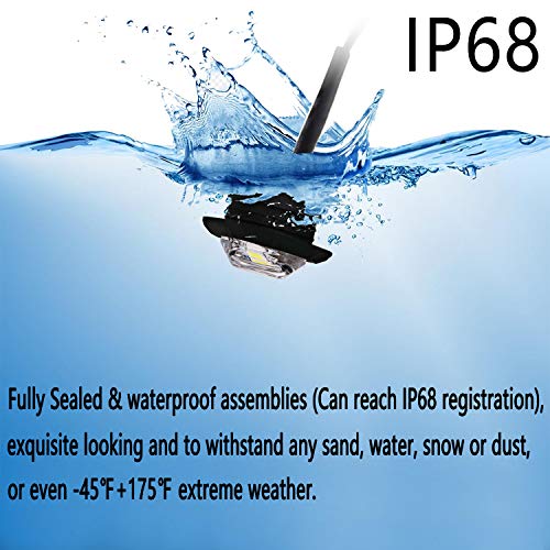 KEING 10 Pack Waterproof Marine Boat LED Lights, LED Underwater Lighting, Utility Led Interior Lights Navigation Lights Deck Courtesy Lights 12V for Yacht Boat Fishing Pontoon Sailboat Kayak (White) - Image 2