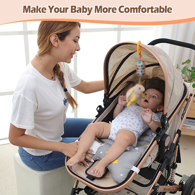 KAKIBLIN Infant Car Seat Insert, Newborn Car Seat Insert,KAKIBLIN Baby Stroller Liner Baby Car Seat Head Support,Toddler Car Seat Cushion Carseat Neck Support Cushion for Toddler - Image 5