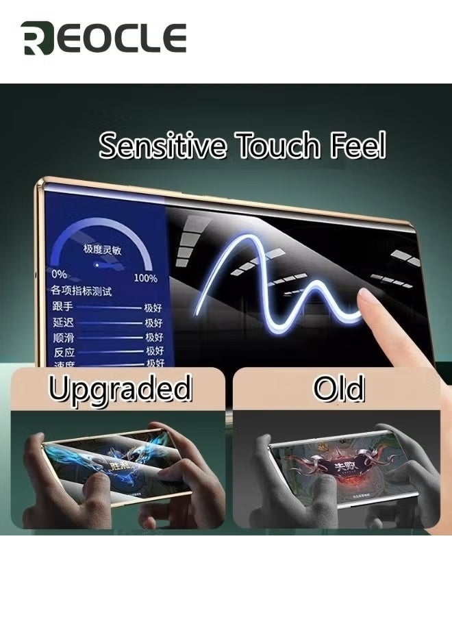 ريوكل جراب مغناطيسي لهاتف Samsung Galaxy S22 Ultra، امتصاص مغناطيسي فائق الدقة 10H، زجاج مقوى، ظهر من جلد البولي يوريثان، إطار معدني ممتص للصدمات، جراب كامل للجسم 360 درجة - Image 5