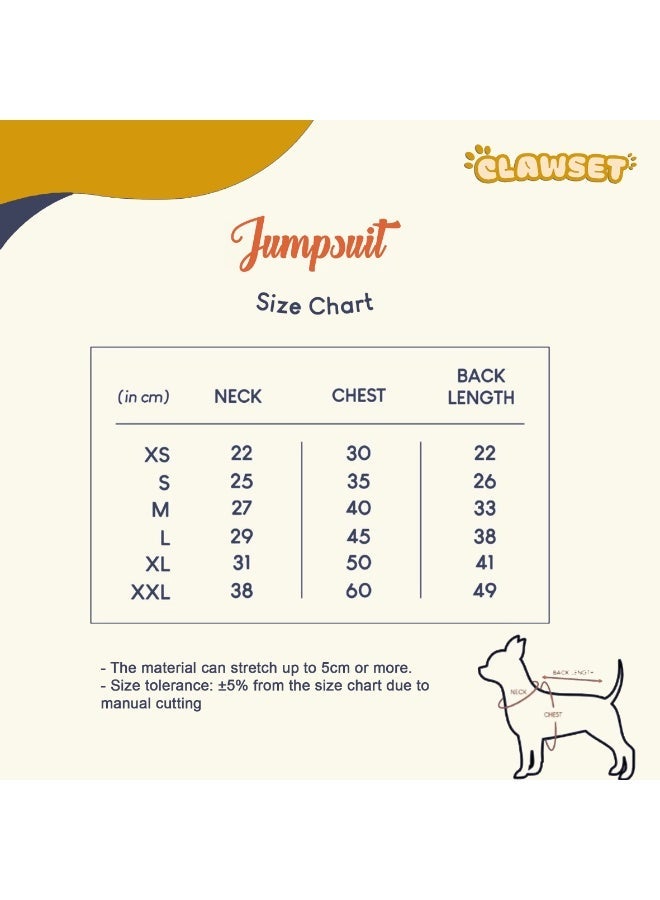 CLAWSET Cora Jumpsuit Violet Cat Dog Jumpsuit High Quality Pet Jumpsuit Violet Pet Fashion Pet Apparel - Image 4