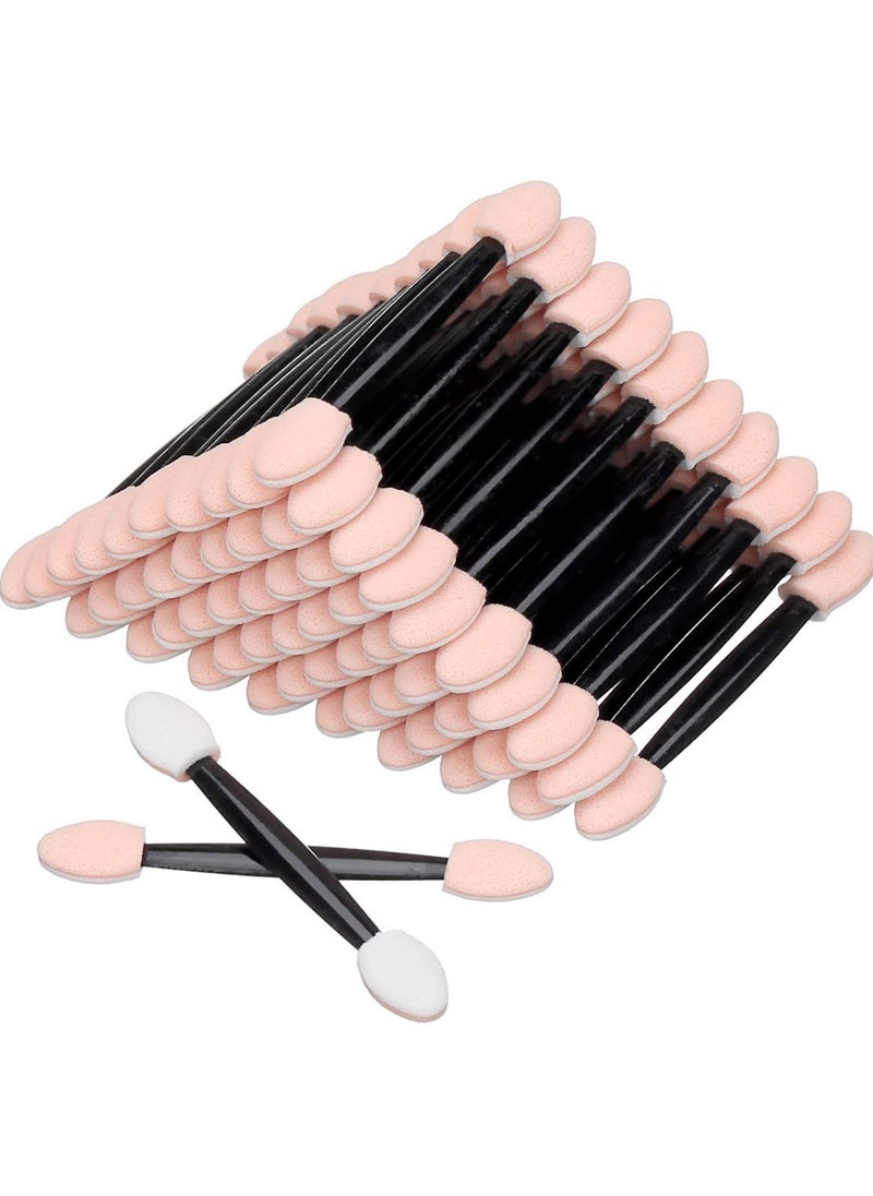Goolsky Disposable Dual Sides Eye Shadow Sponge Applicator Eyeshadow Brushes Makeup Brush (30PCS-Black)  - Image 1