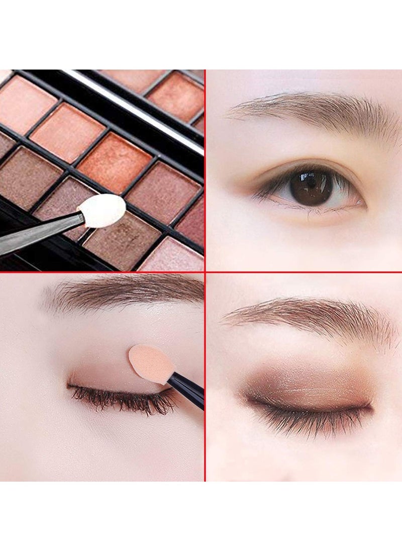 Goolsky Disposable Dual Sides Eye Shadow Sponge Applicator Eyeshadow Brushes Makeup Brush (30PCS-Black)  - Image 2