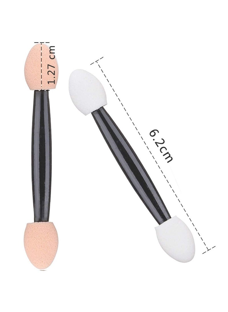 Goolsky Disposable Dual Sides Eye Shadow Sponge Applicator Eyeshadow Brushes Makeup Brush (30PCS-Black)  - Image 5