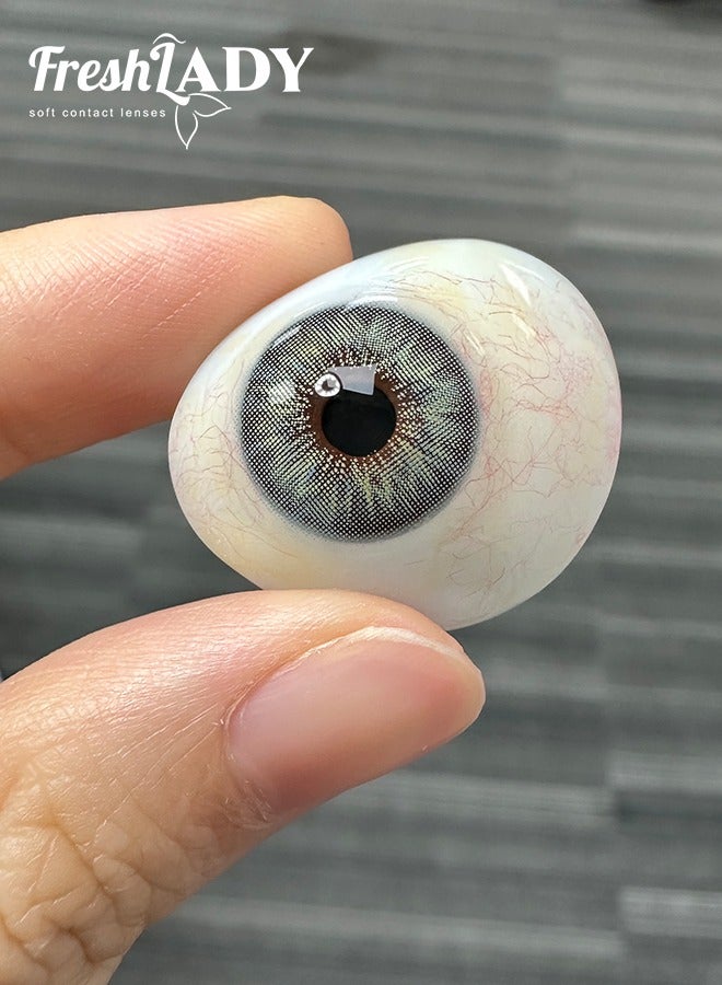 FreshLady Freshlady Sun-kissed Bella 14.00mm Colored Contact Lenses 1 Year Disposable for Daily Wear - Image 4