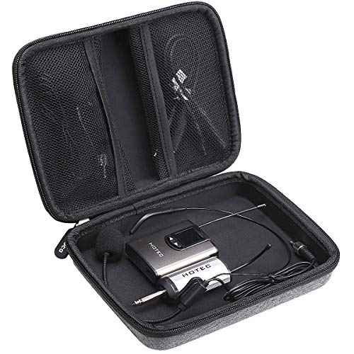 Aproca Hard Travel Storage Carrying Case for Hotec UHF Wireless Headset Microphone - Image 1