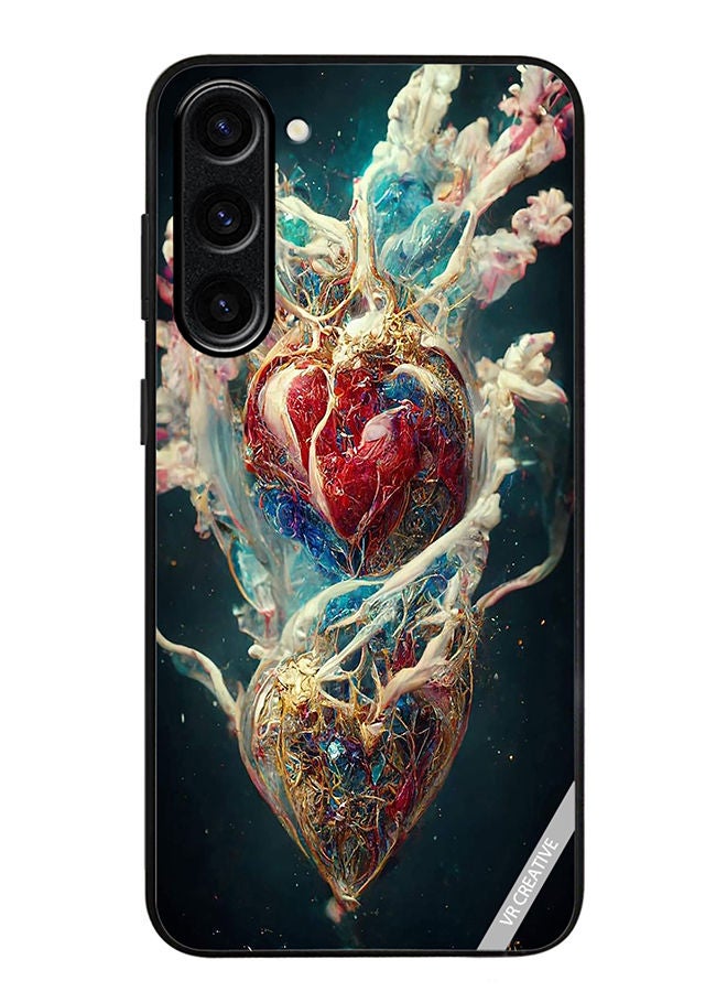 VR CREATIVE Protective Case Cover For Samsung Galaxy S23 Digital Flesh Design Multicolour - Image 1