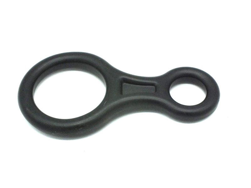 ProClimb 35 kN Fall Rescue Figure 8 Aluminum Descender Rigging Plate Heavy Duty Belay Device (Silver) - Image 4
