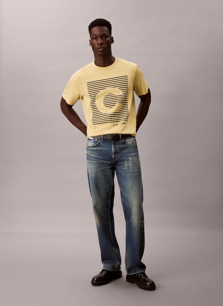 Calvin Klein Jeans 20 Sgraphic Crew Neck T-Shirt - Image 5